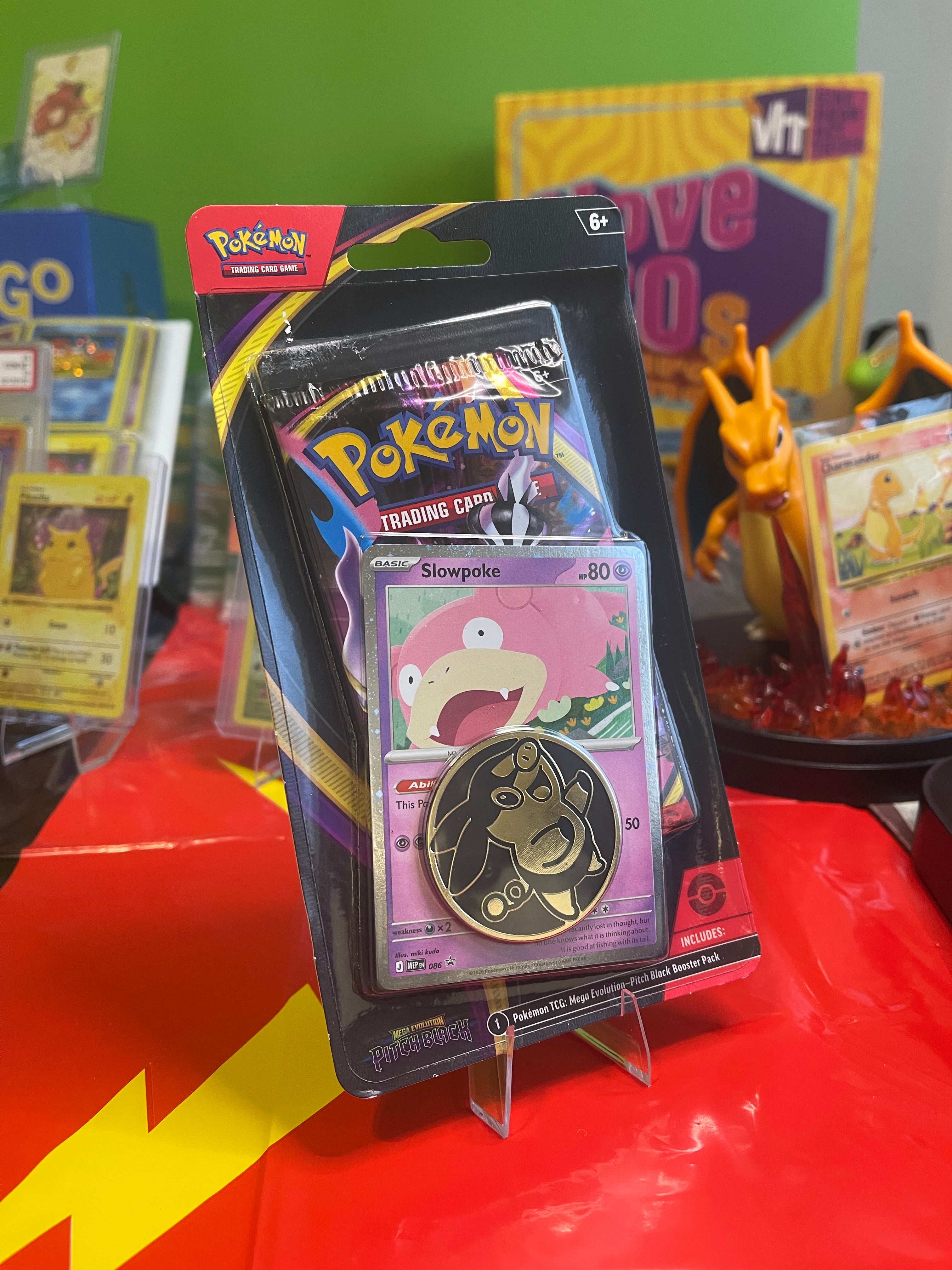 Pokemon Mega Evolution Pitch Black Booster Pack w/1 promo card and 1 Pokemon coin