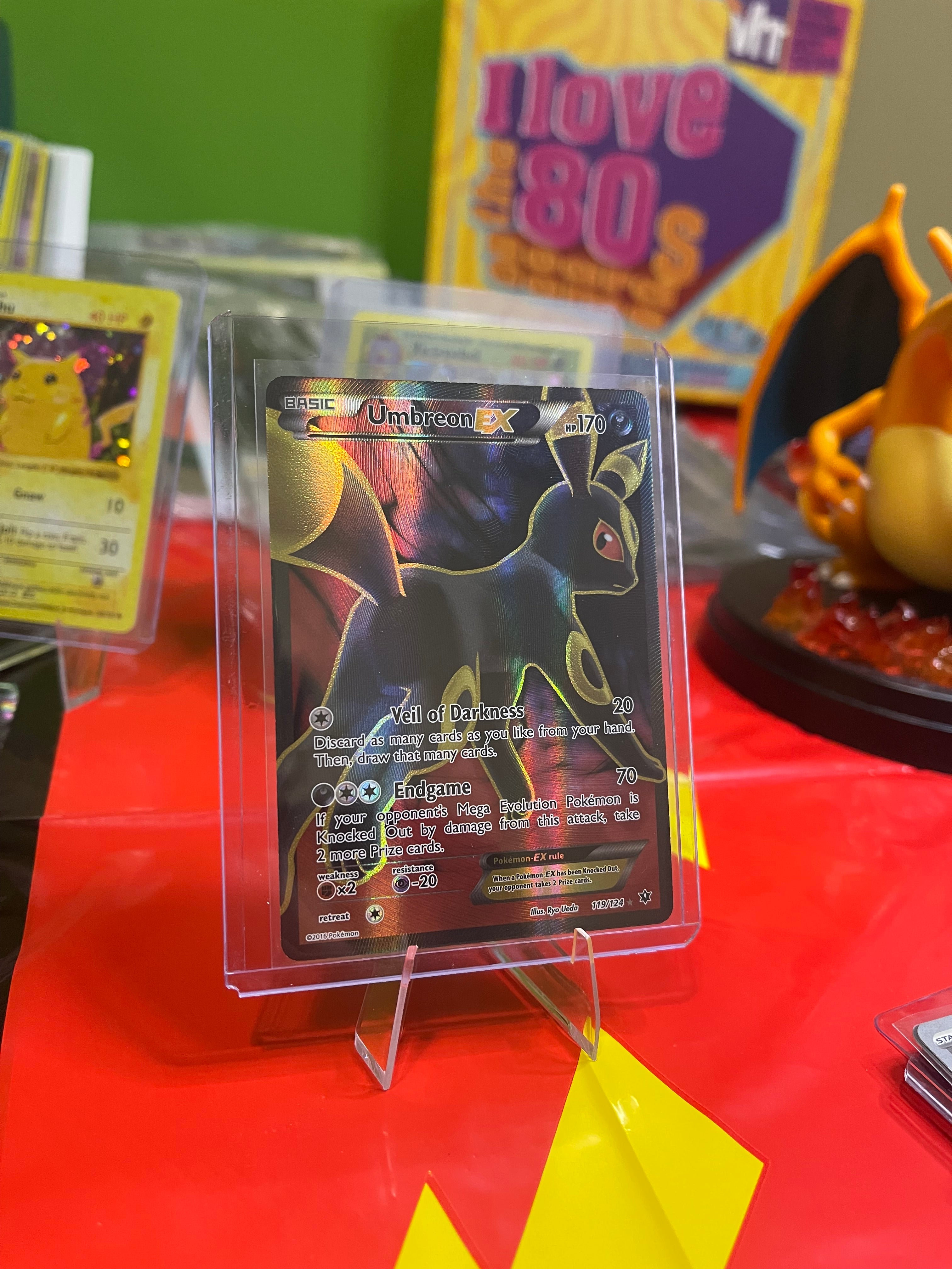 Pokemon Umbreon EX 119/124 Full Art 2016 Fates Collide Ungraded Raw