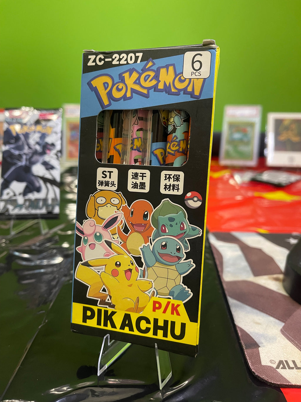 Pokemon 6Pc Pen Set