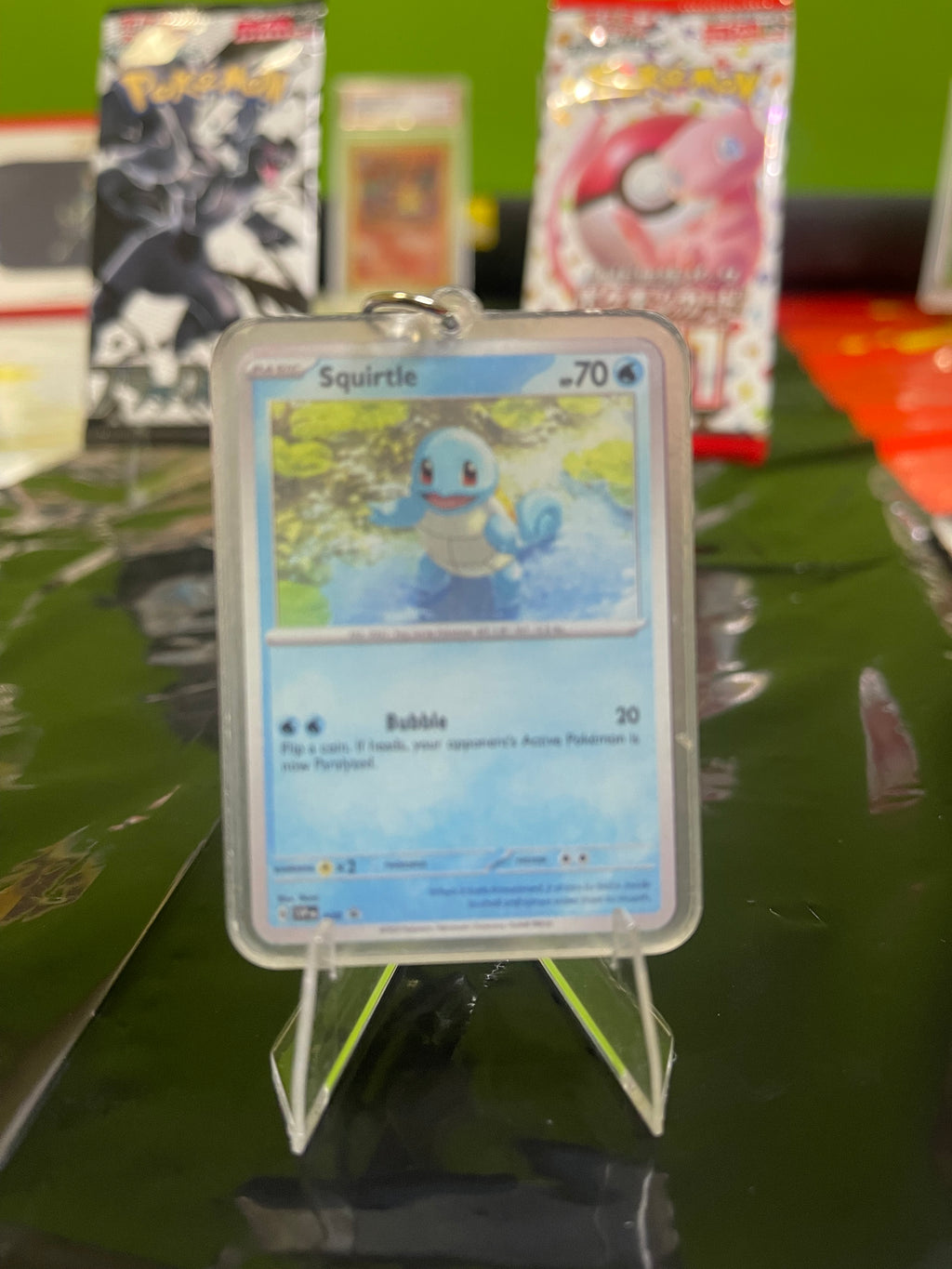 Squirtle Card Keychain